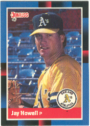1988 Donruss Baseball Cards    055      Jay Howell